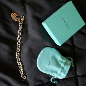 Tiffany co flag bracelet